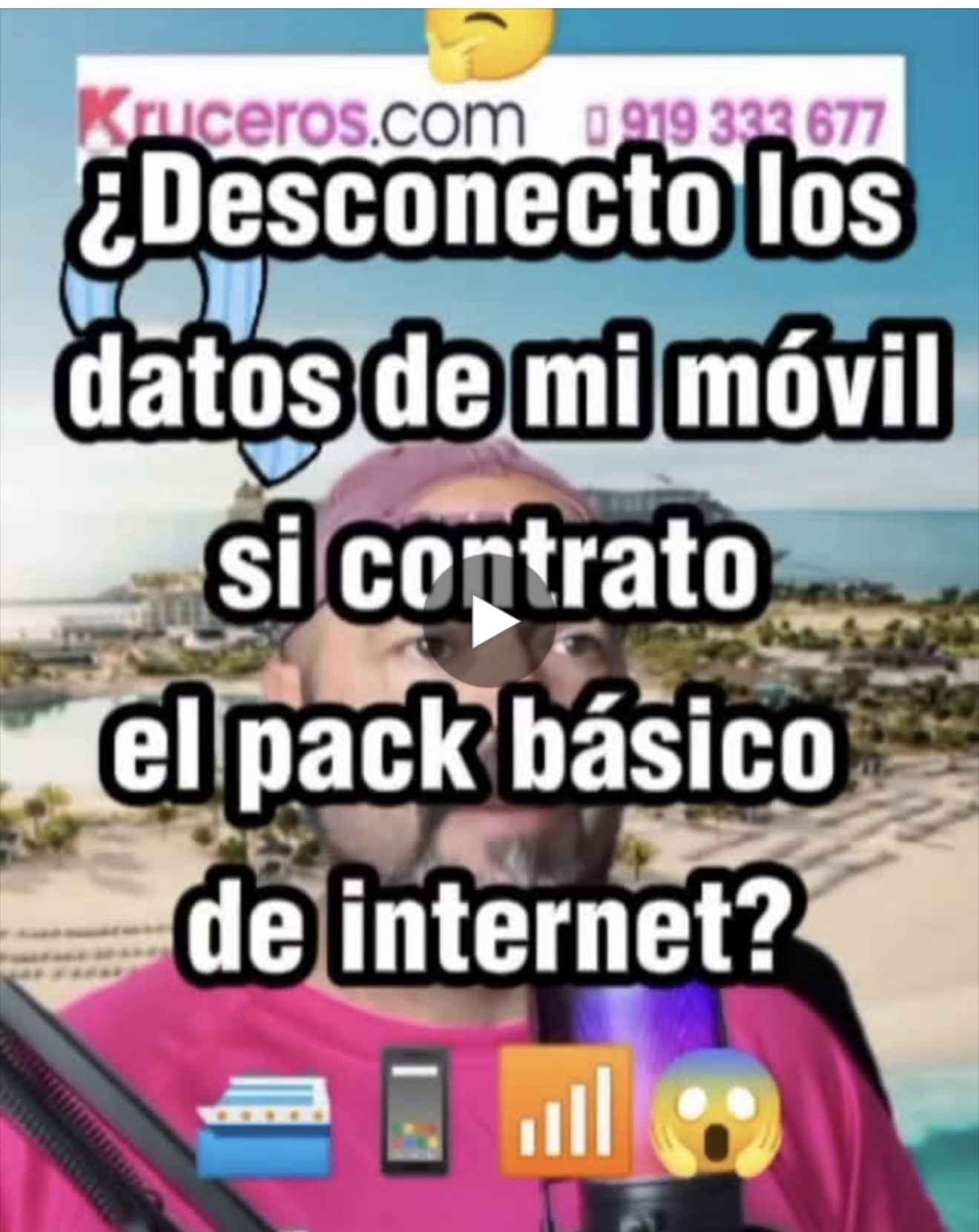 Datos y wifi en crucero