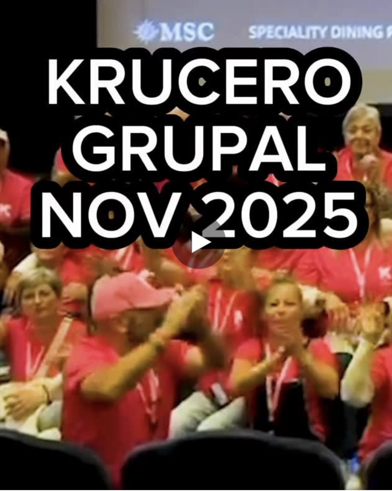 Krucero grupal noviembre 2025