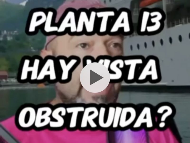 Vista obstruida planta 13