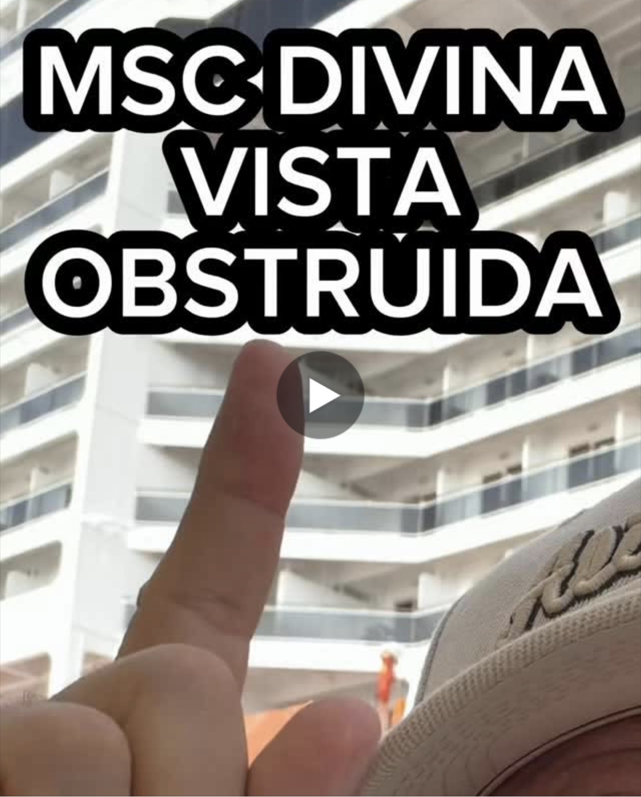 Vista obstruida en tu crucero