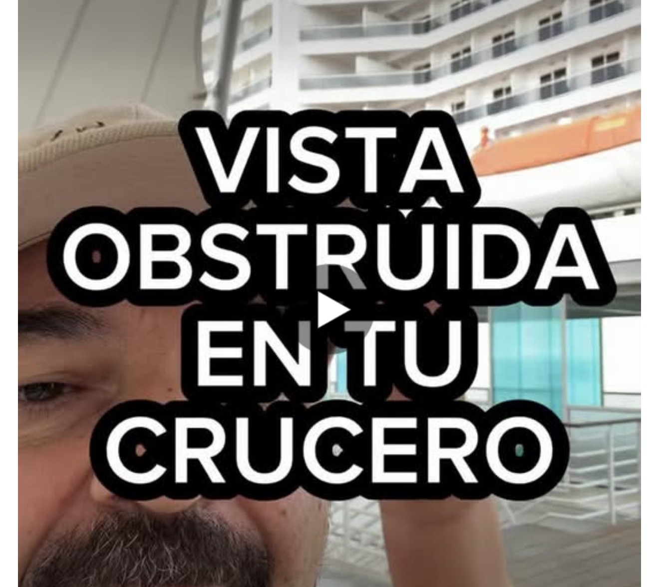 Vista obstruida cubiertas bajas