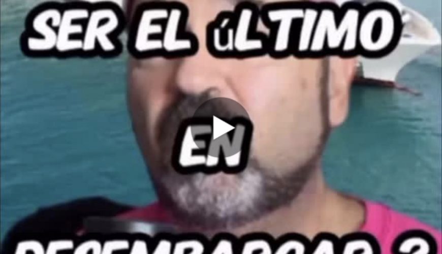 Como desembarcar el último del crucero