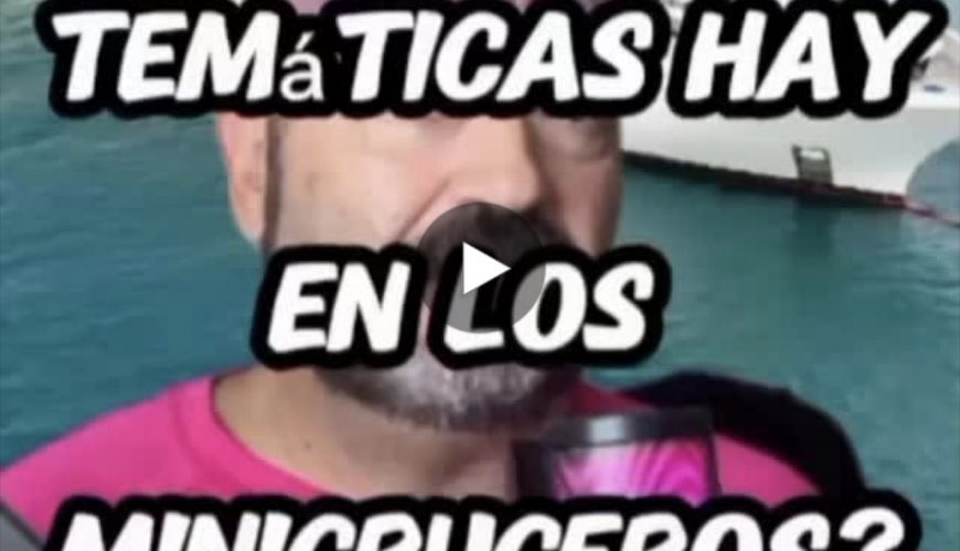 Fiestas temáticas en mini cruceros