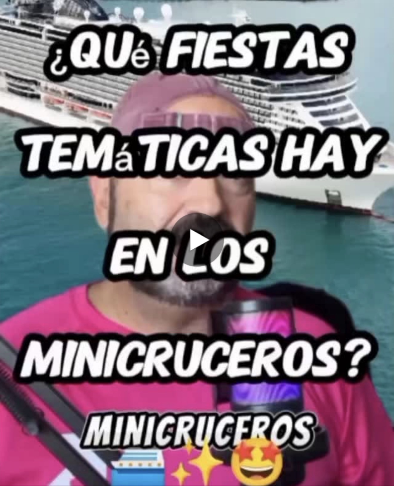 Fiestas temáticas en mini cruceros