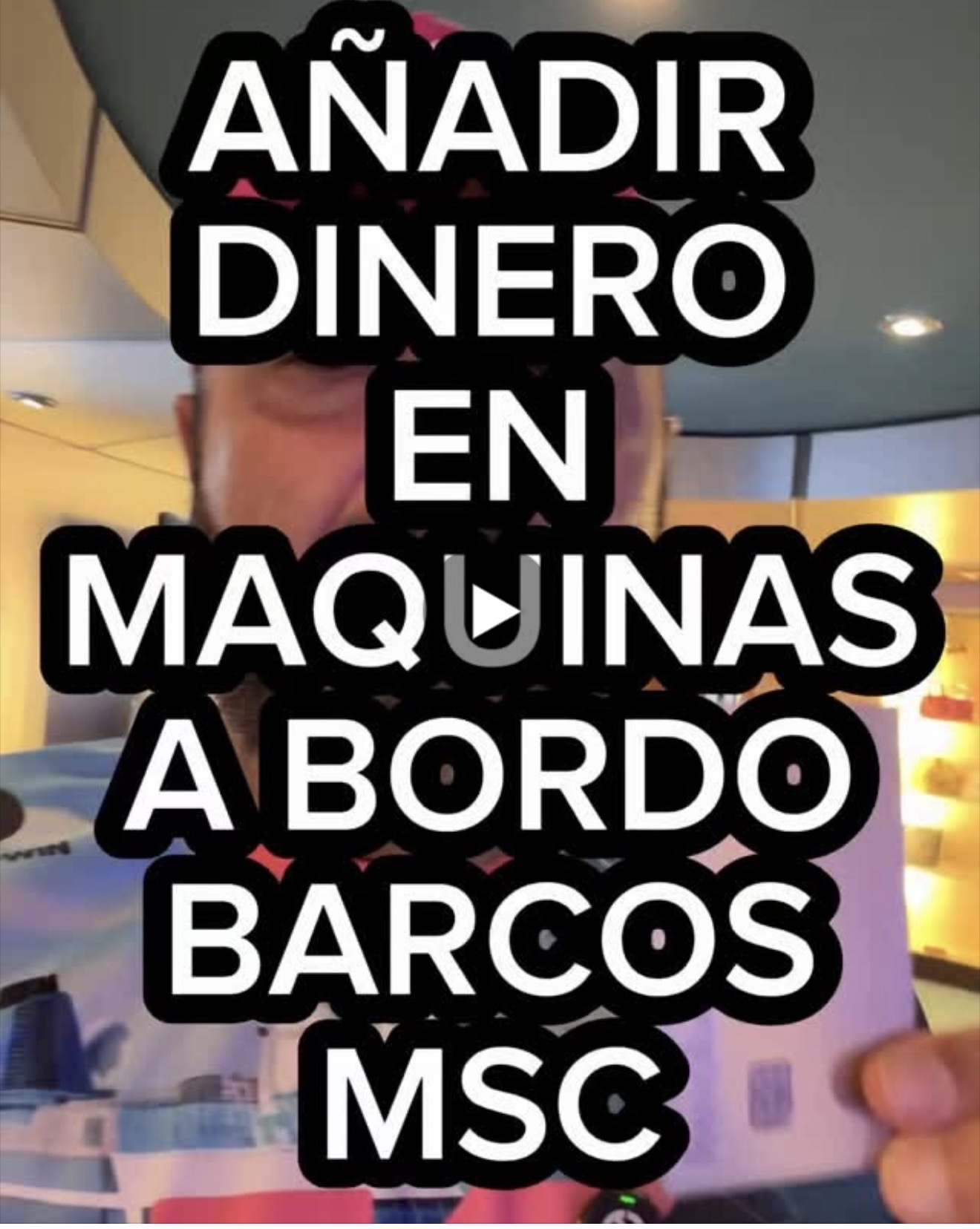 Agregar efectivo en cruceros MSC